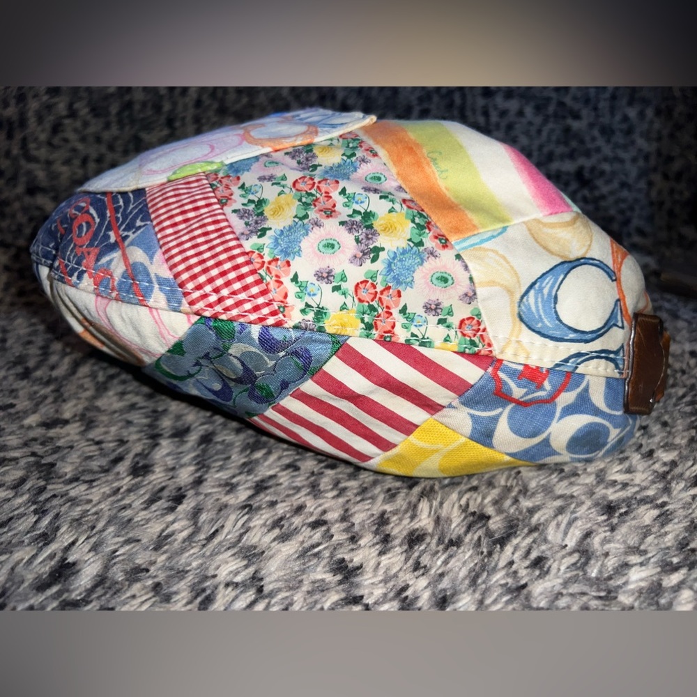 Beautiful Coach Patchwork Shoulder Bag - image 7